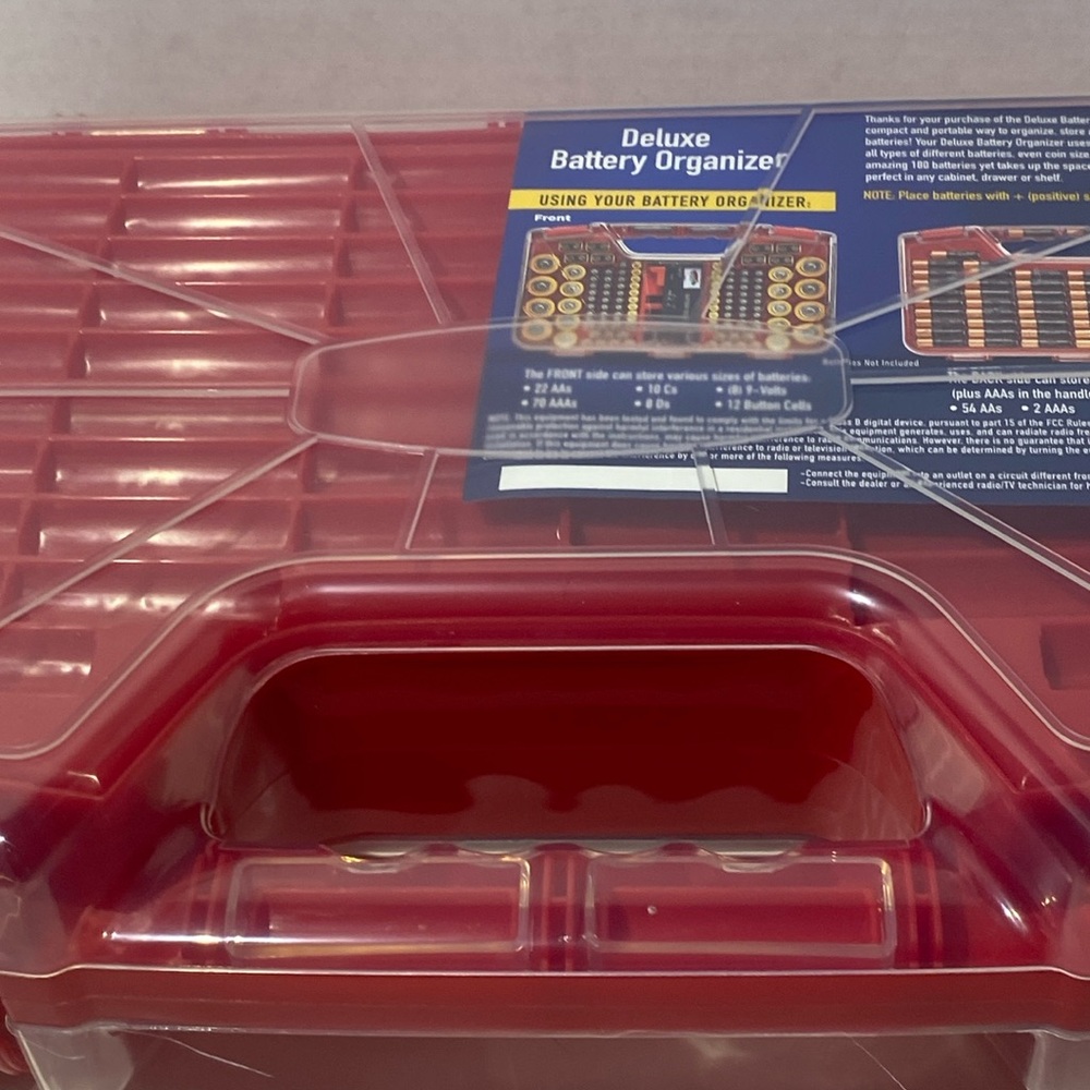 Battery daddy, battery, organizer, and storage case new inbox